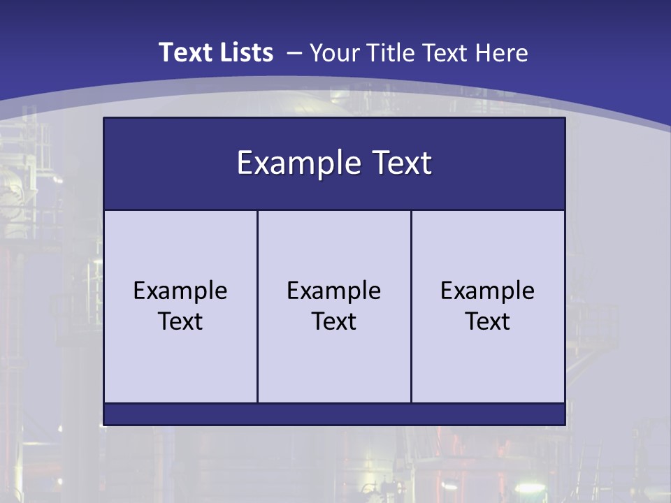 Chemical Installation PowerPoint Template