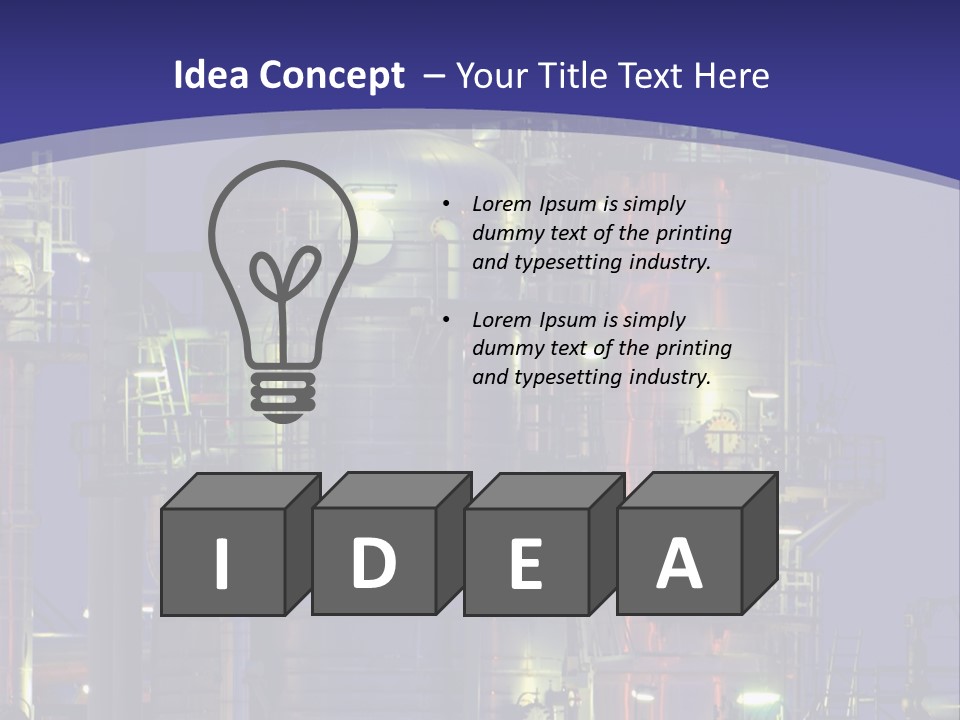 Chemical Installation PowerPoint Template