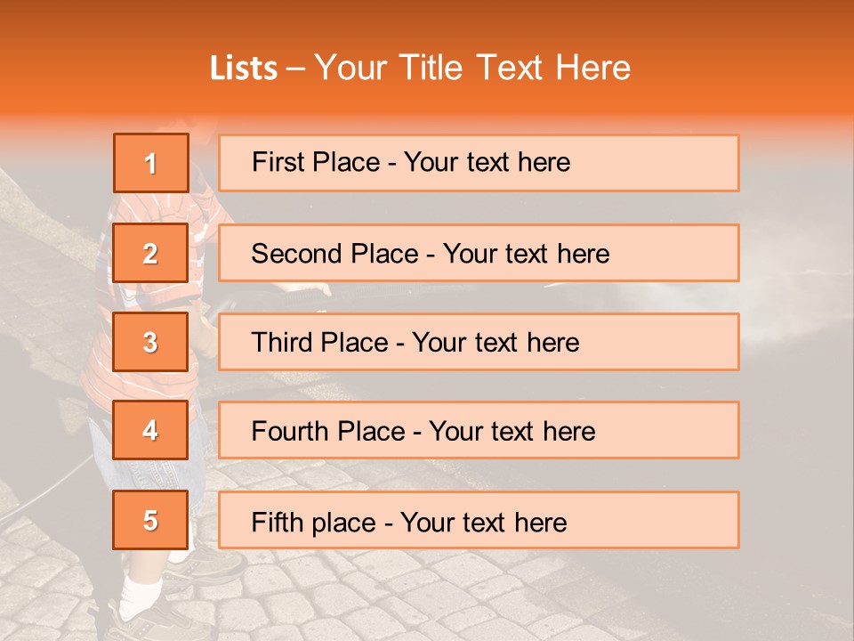 Spoonful Of Baking Soda PowerPoint Template