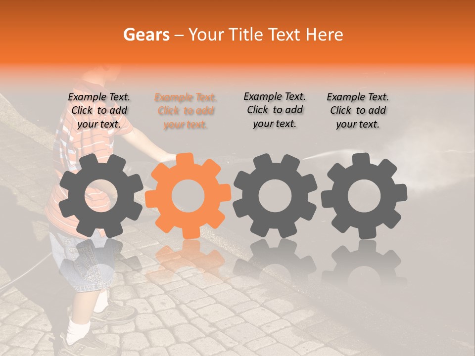 Spoonful Of Baking Soda PowerPoint Template