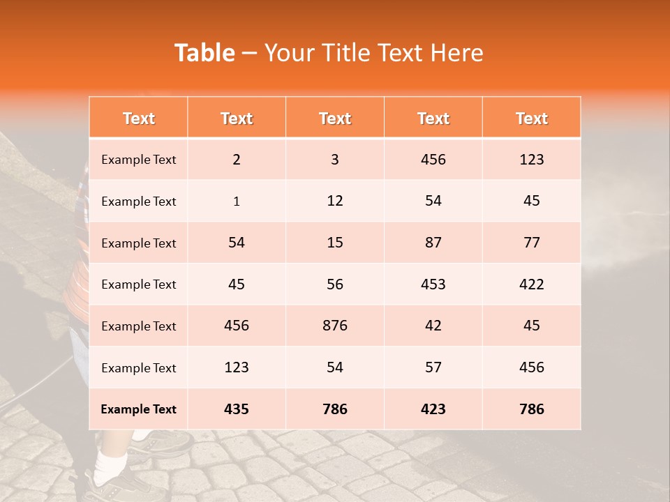 Spoonful Of Baking Soda PowerPoint Template