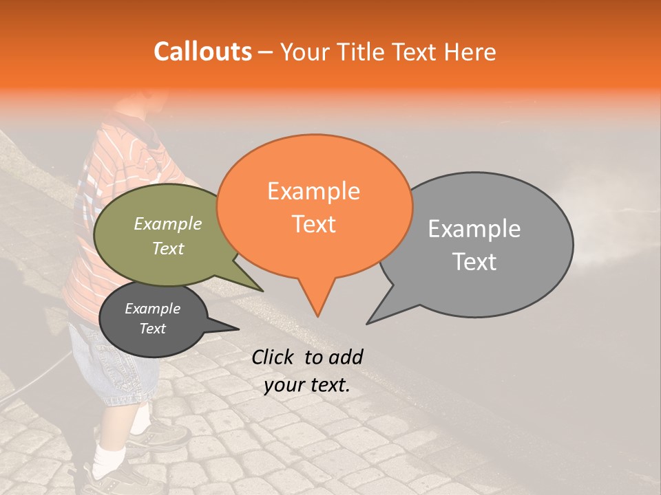 Spoonful Of Baking Soda PowerPoint Template