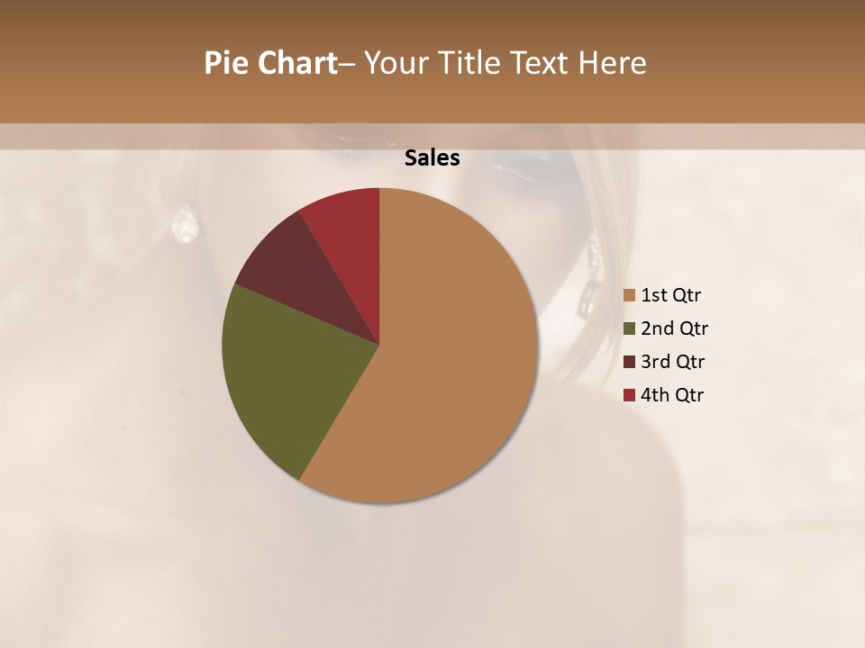 Blue Sphere Stock Vector Illustration: PowerPoint Template