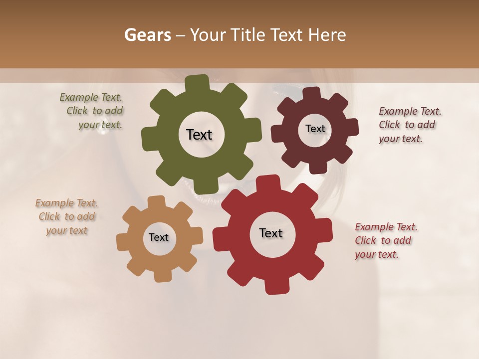 Blue Sphere Stock Vector Illustration: PowerPoint Template