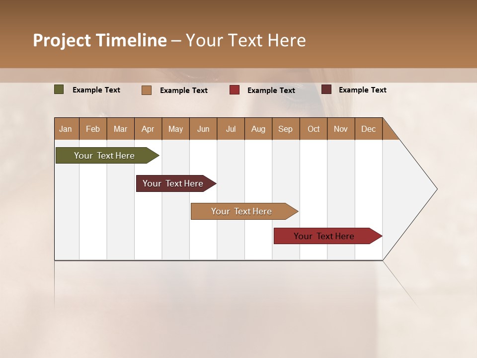 Blue Sphere Stock Vector Illustration: PowerPoint Template