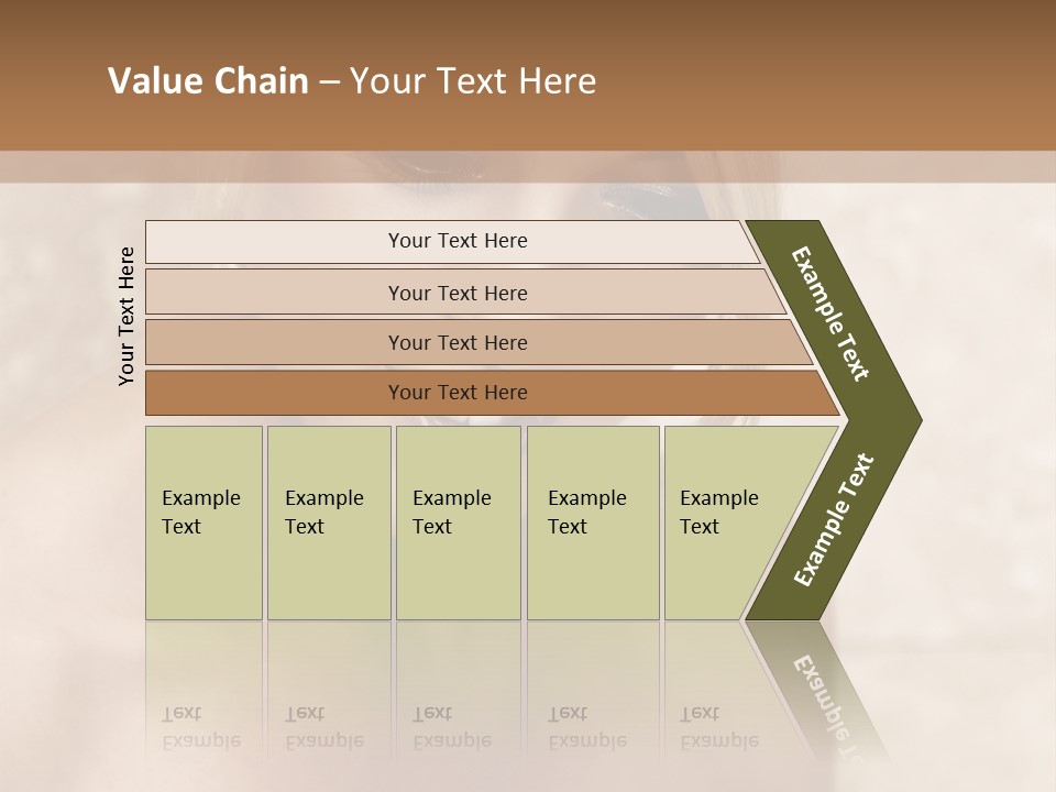 Blue Sphere Stock Vector Illustration: PowerPoint Template
