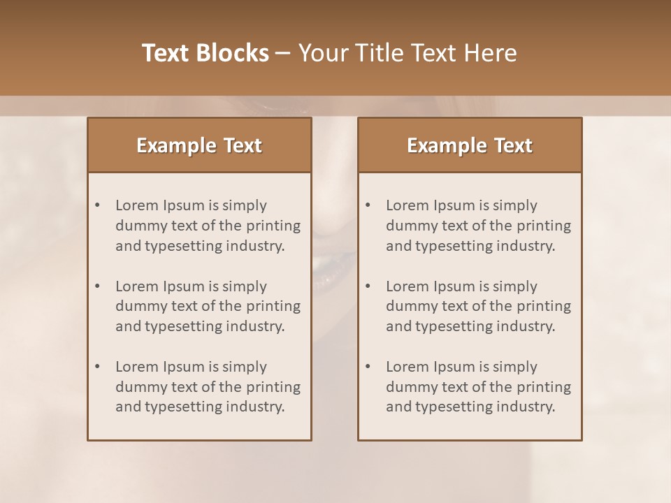 Blue Sphere Stock Vector Illustration: PowerPoint Template