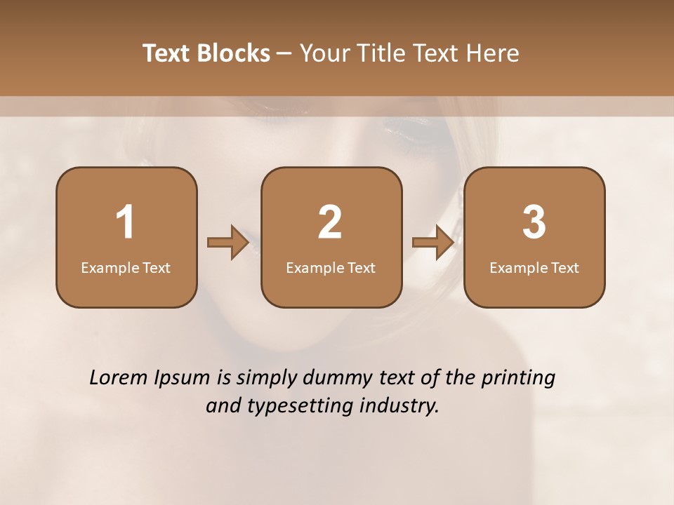 Blue Sphere Stock Vector Illustration: PowerPoint Template