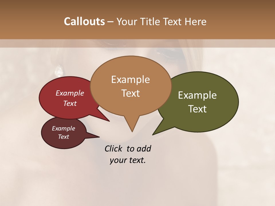 Blue Sphere Stock Vector Illustration: PowerPoint Template