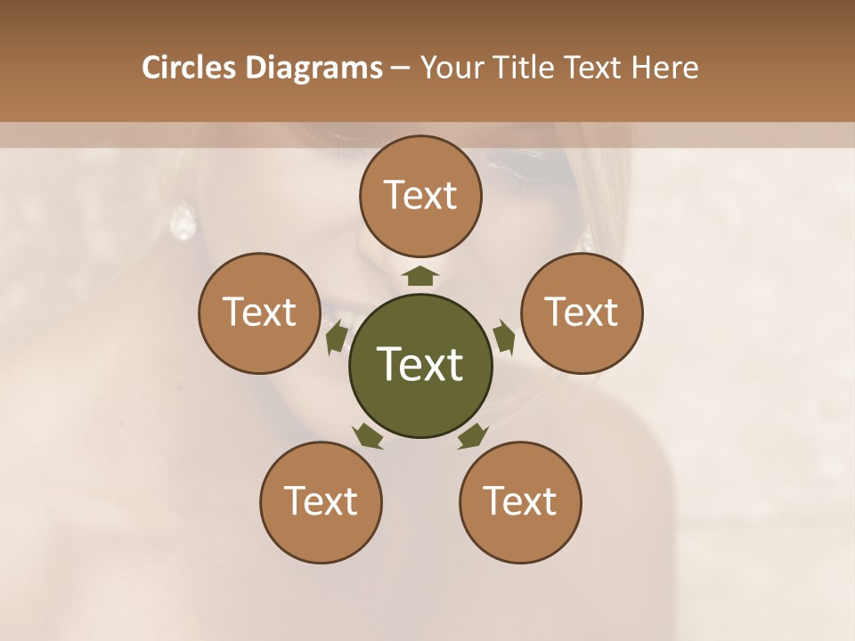 Blue Sphere Stock Vector Illustration: PowerPoint Template