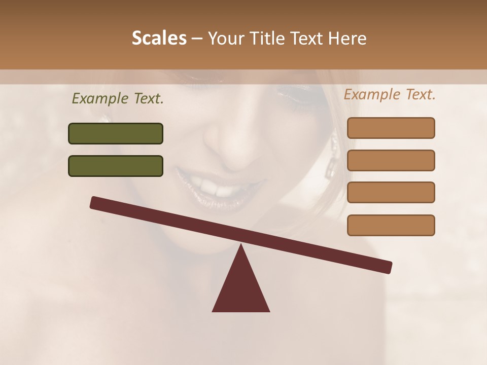 Blue Sphere Stock Vector Illustration: PowerPoint Template