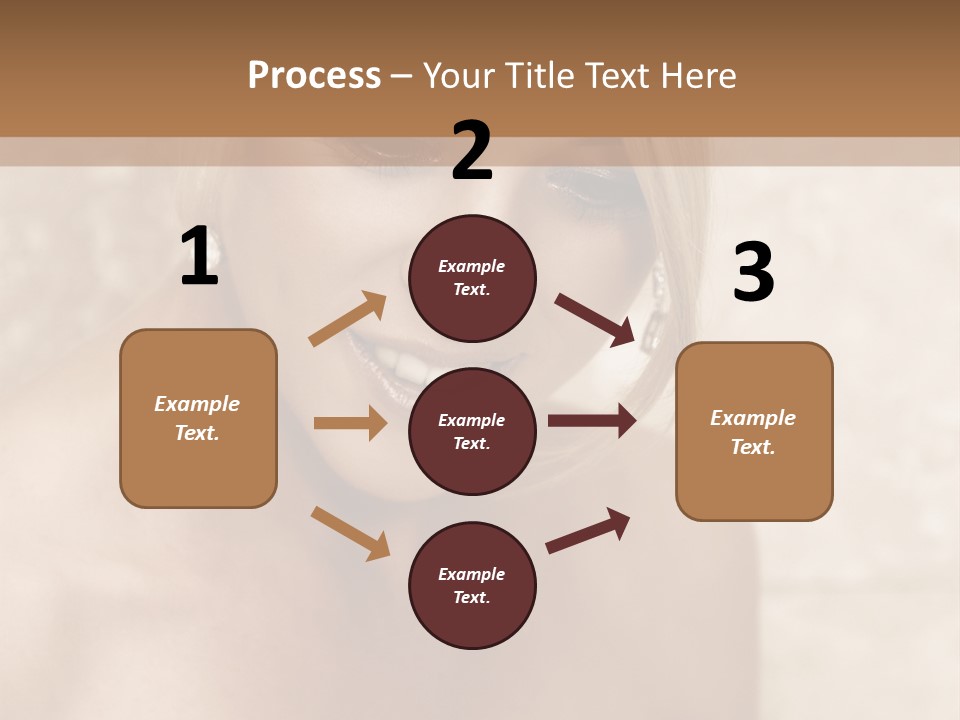Blue Sphere Stock Vector Illustration: PowerPoint Template