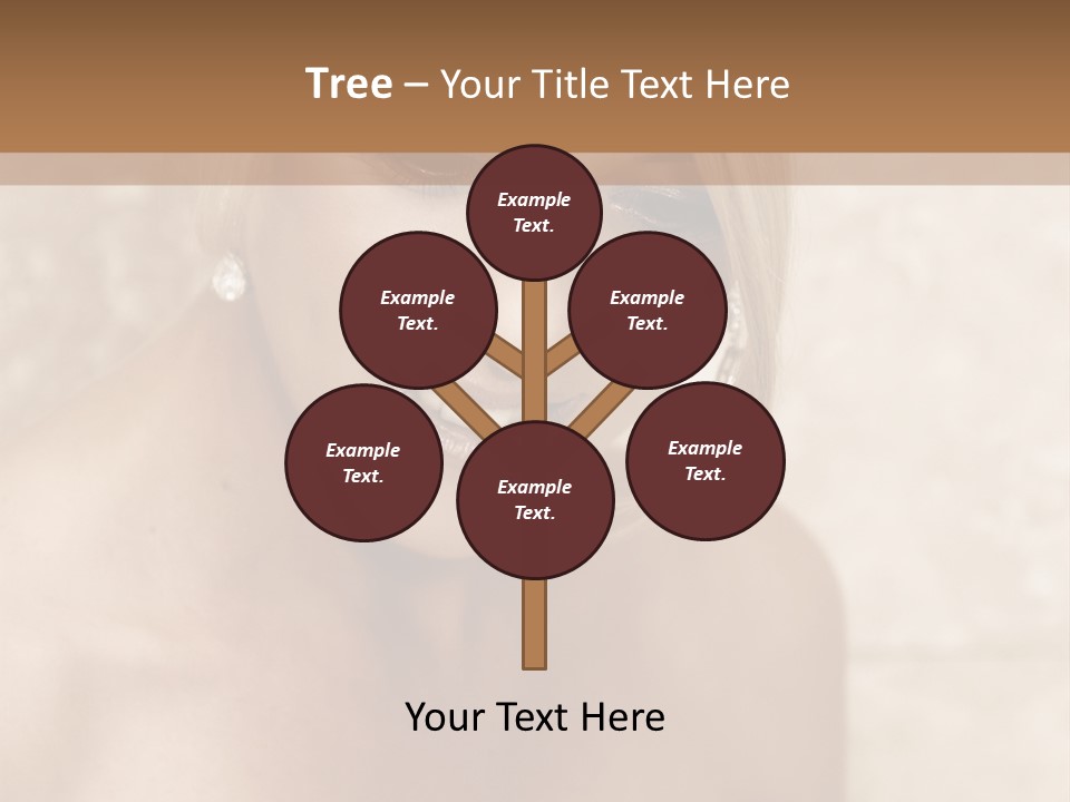 Blue Sphere Stock Vector Illustration: PowerPoint Template