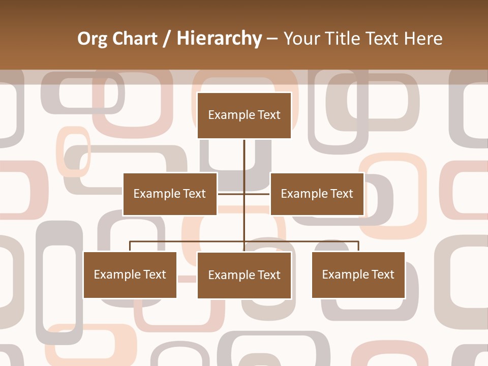 Seamless Retro Squares In Autumn Shades - Tiles In Any Direction PowerPoint Template