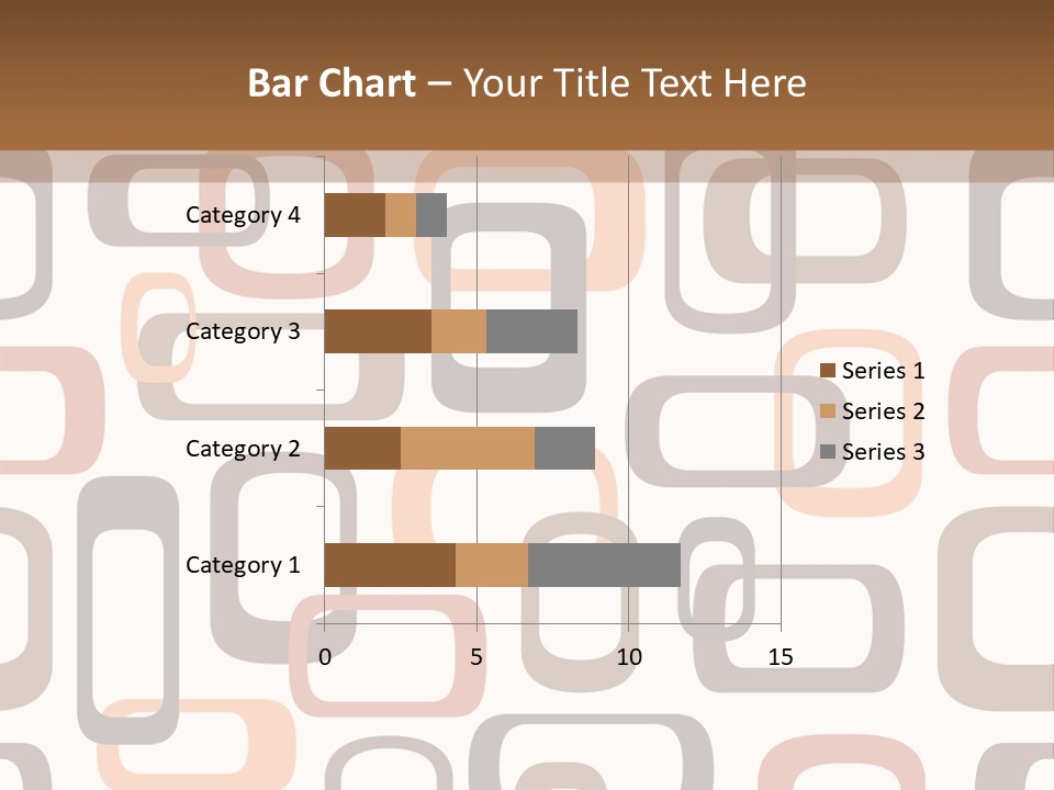 Seamless Retro Squares In Autumn Shades - Tiles In Any Direction PowerPoint Template