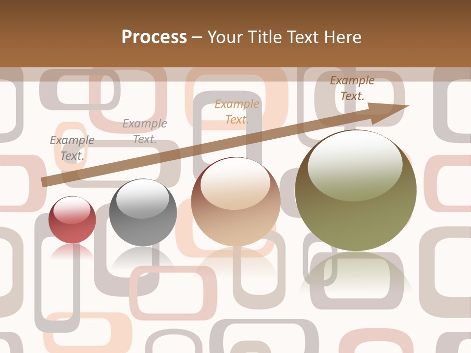 Seamless Retro Squares In Autumn Shades - Tiles In Any Direction PowerPoint Template