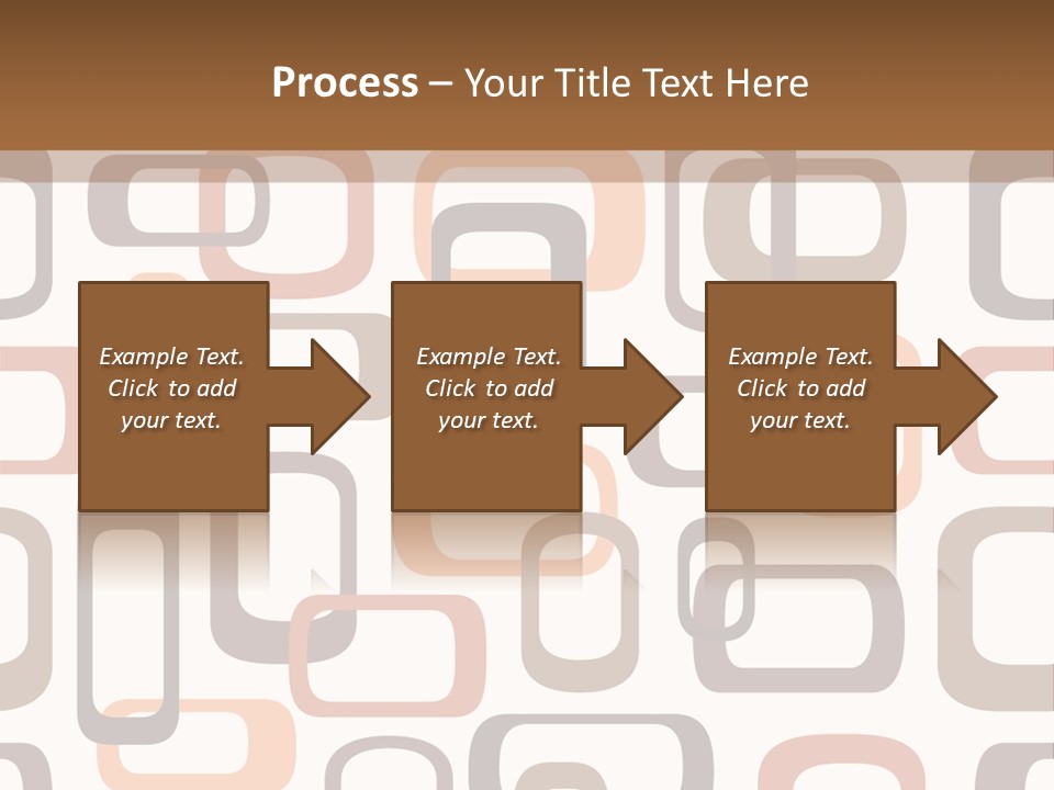 Seamless Retro Squares In Autumn Shades - Tiles In Any Direction PowerPoint Template