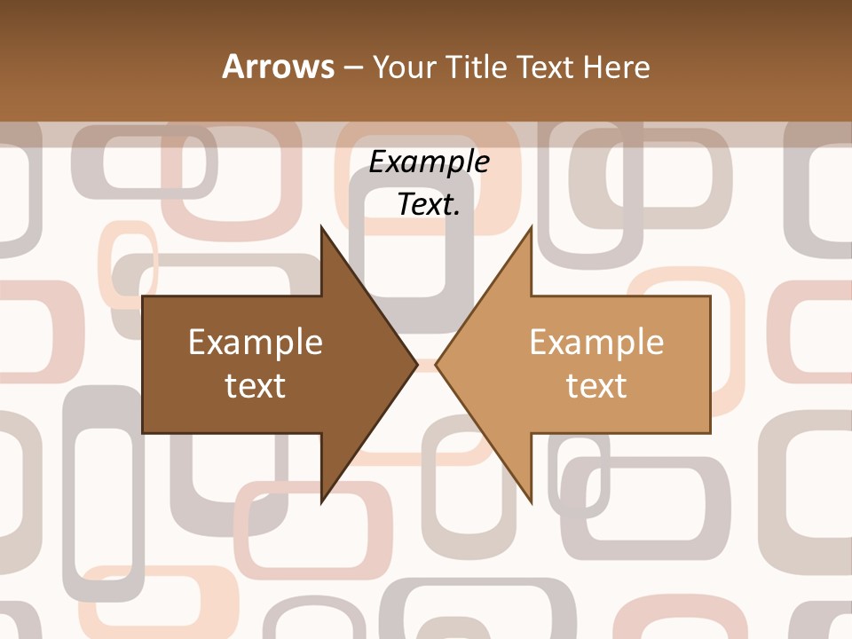 Seamless Retro Squares In Autumn Shades - Tiles In Any Direction PowerPoint Template