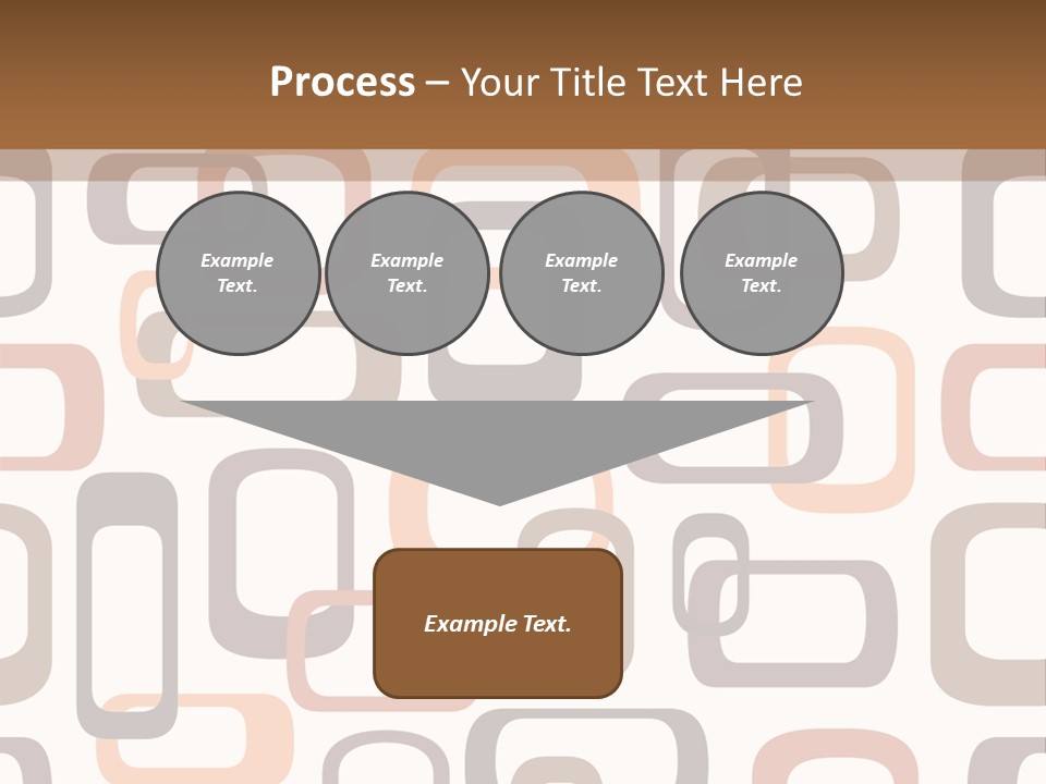 Seamless Retro Squares In Autumn Shades - Tiles In Any Direction PowerPoint Template