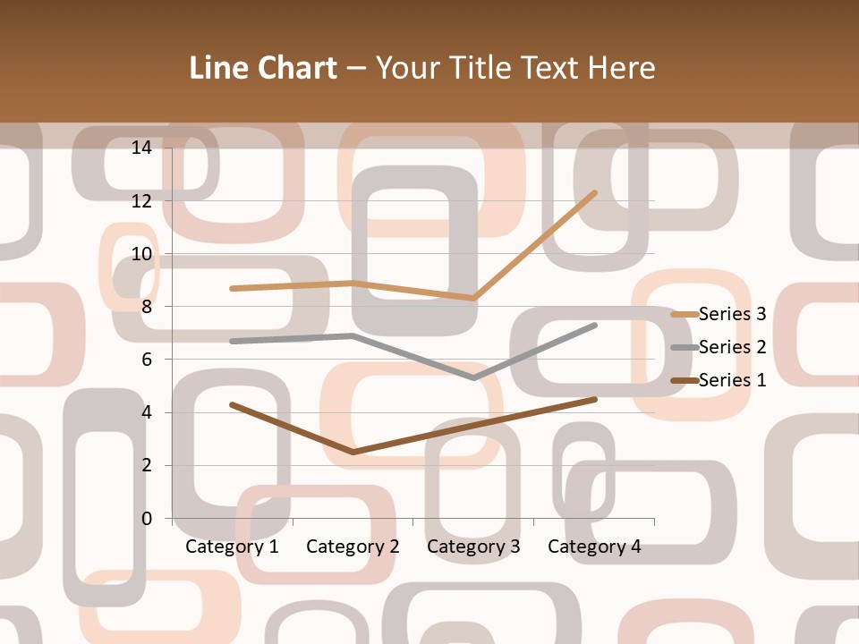 Seamless Retro Squares In Autumn Shades - Tiles In Any Direction PowerPoint Template