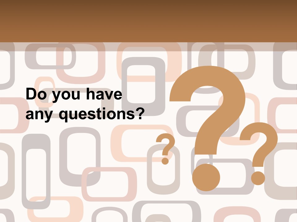 Seamless Retro Squares In Autumn Shades - Tiles In Any Direction PowerPoint Template