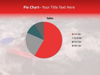 Rafting On A River Soca, Slovenia, Triglav National Park PowerPoint Template