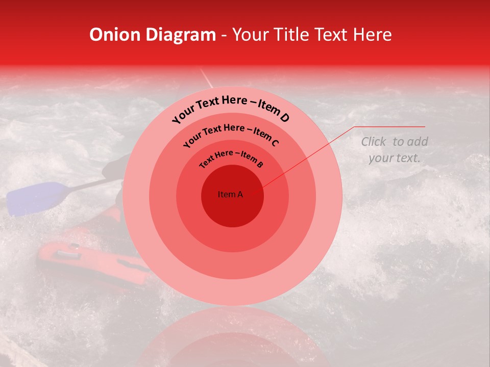 Rafting On A River Soca, Slovenia, Triglav National Park PowerPoint Template