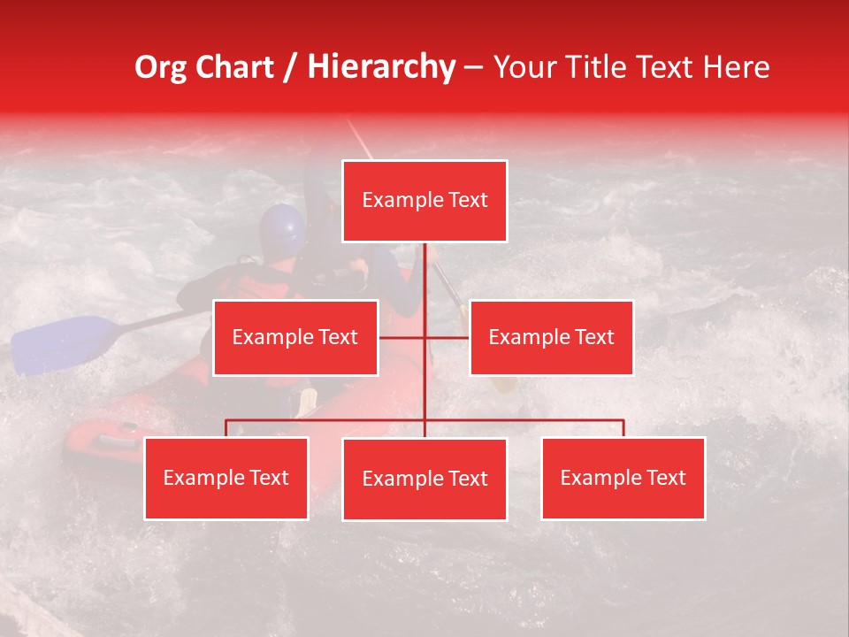 Rafting On A River Soca, Slovenia, Triglav National Park PowerPoint Template