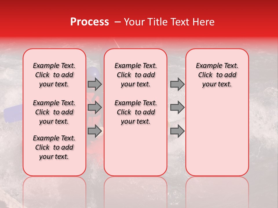 Rafting On A River Soca, Slovenia, Triglav National Park PowerPoint Template