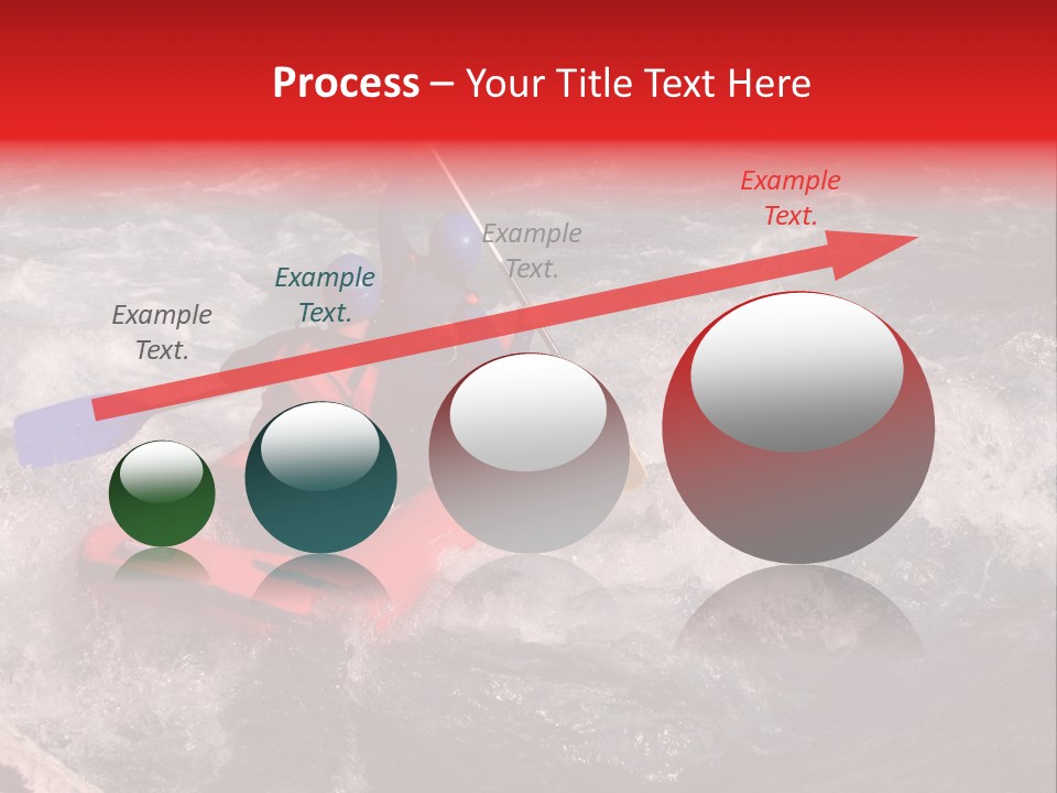 Rafting On A River Soca, Slovenia, Triglav National Park PowerPoint Template
