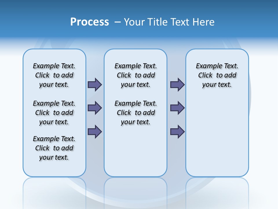 A Blue Sphere With A White Background PowerPoint Template