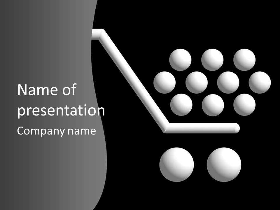 Shopping Cart PowerPoint Template