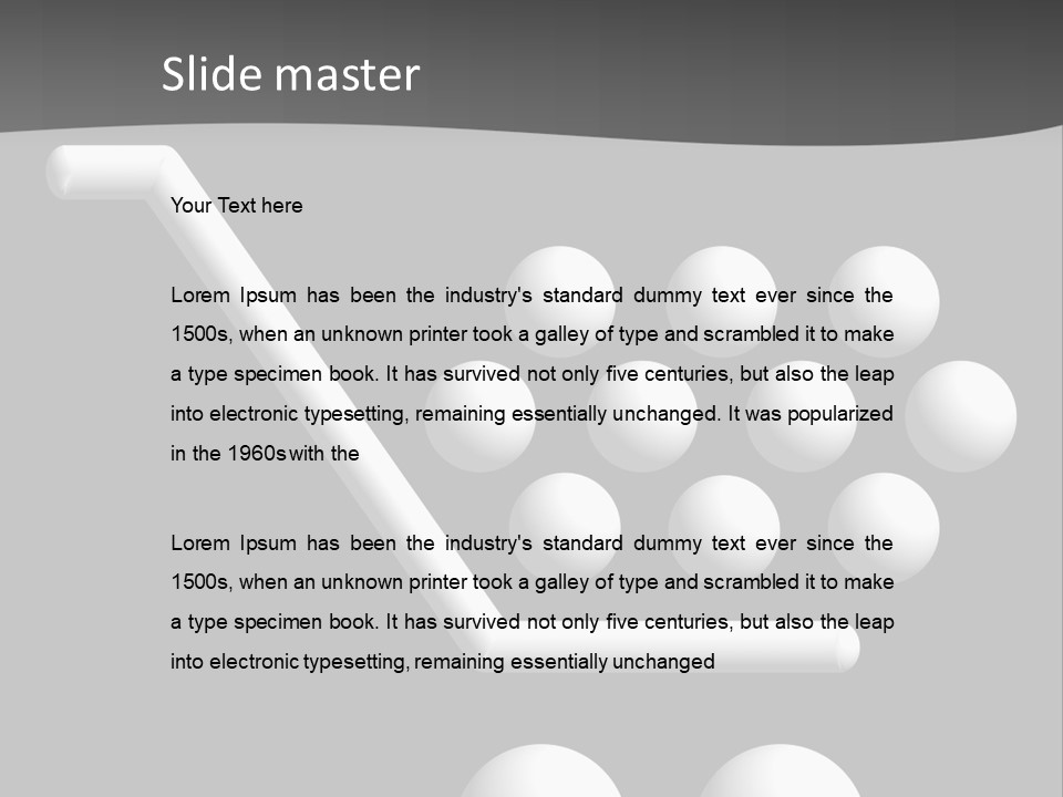Shopping Cart PowerPoint Template