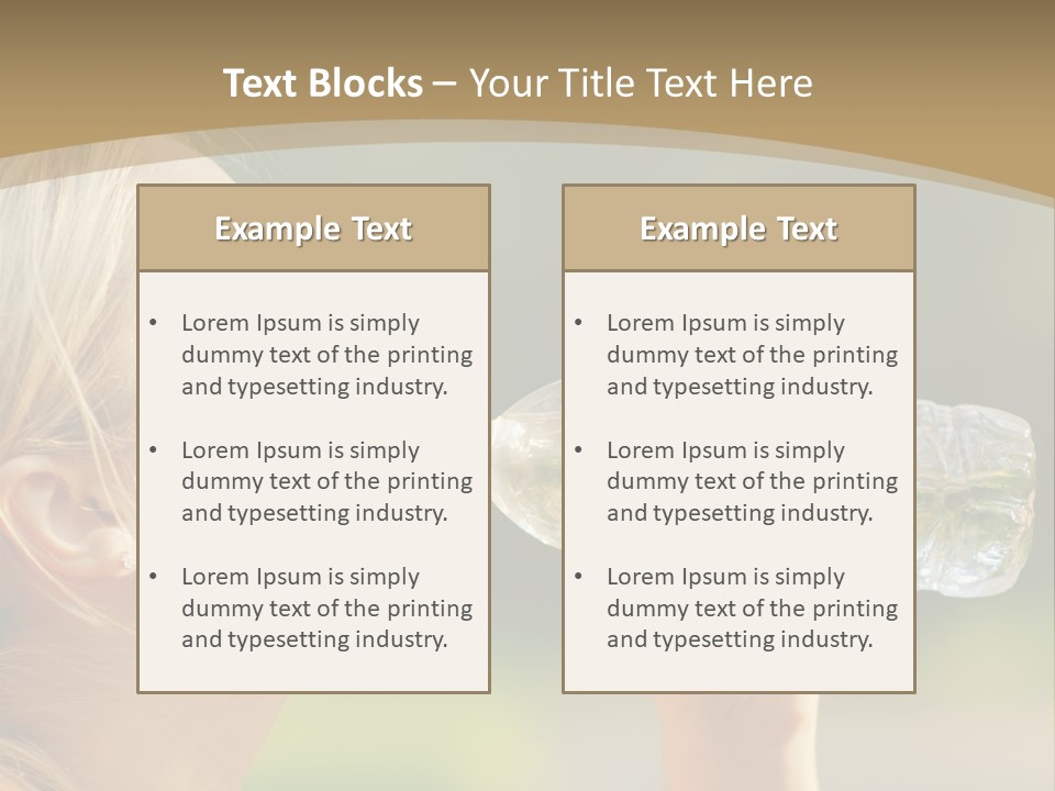 Pretty Young Girl Runner In The Forest. PowerPoint Template