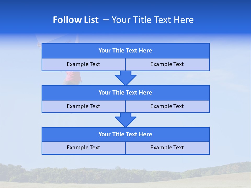 Chinese Girl Jumping With A Blank Sign In A Field. PowerPoint Template