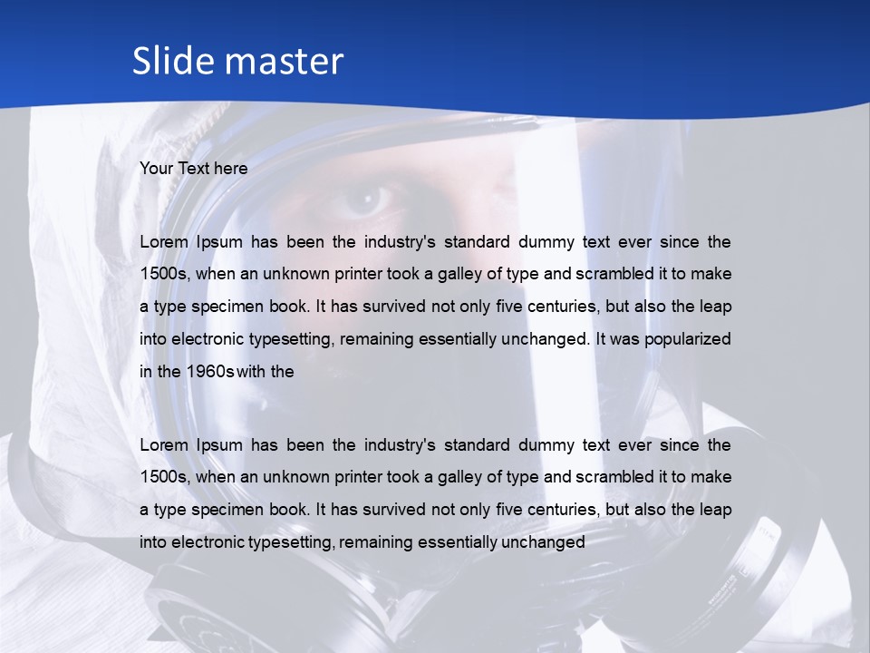 Senior Man Excitedly Getting Ready To Carve The Turkey PowerPoint Template