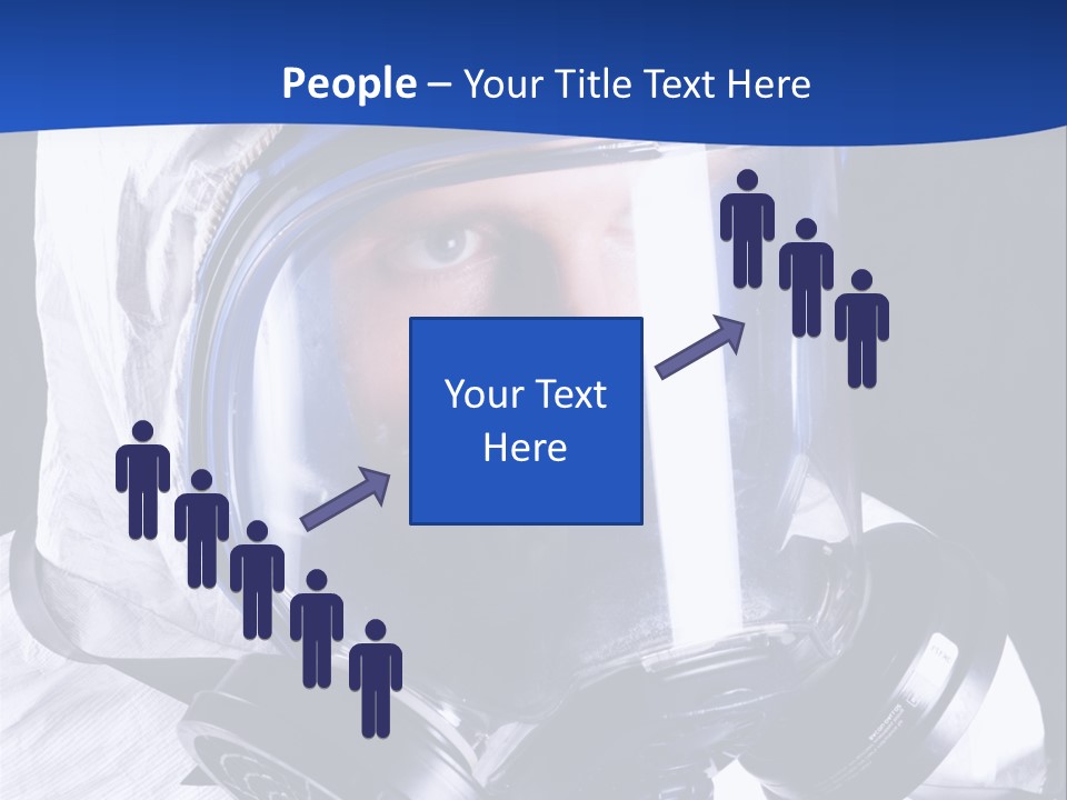 Senior Man Excitedly Getting Ready To Carve The Turkey PowerPoint Template