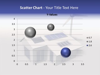 An Image Of A Home Powered By Wind And Solar Energy PowerPoint Template