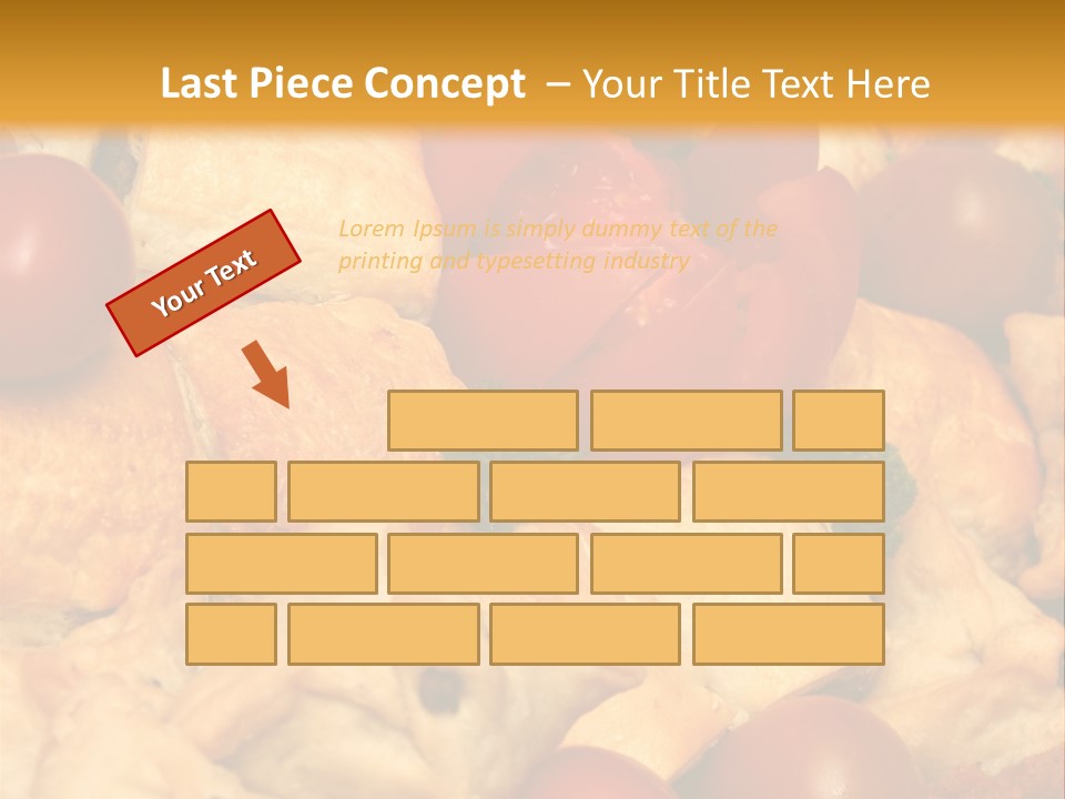 A Bunch Of Food That Is On A Table PowerPoint Template