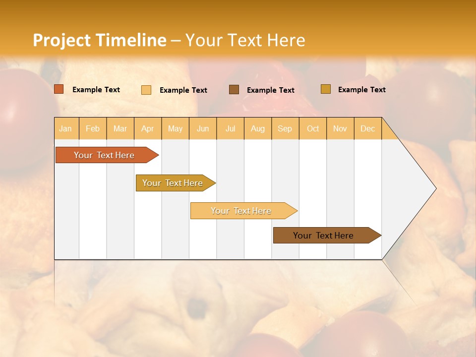 A Bunch Of Food That Is On A Table PowerPoint Template