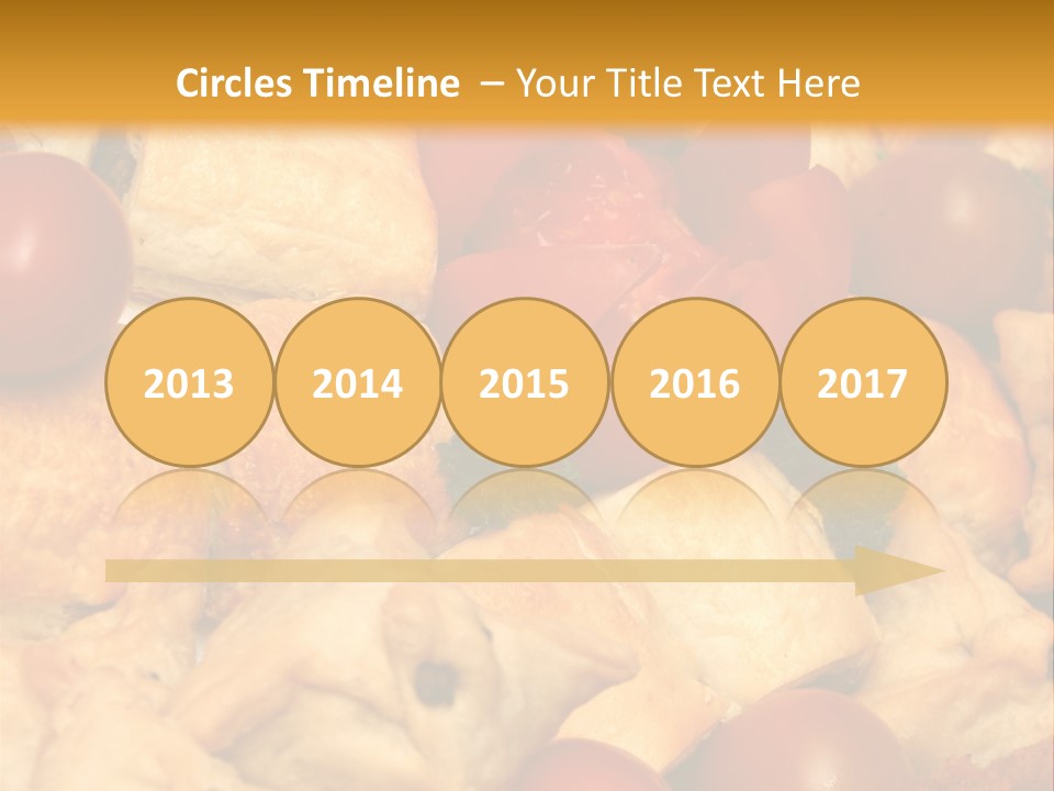 A Bunch Of Food That Is On A Table PowerPoint Template