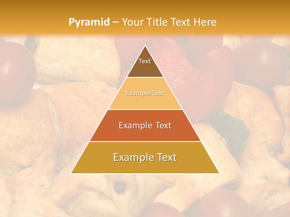 A Bunch Of Food That Is On A Table PowerPoint Template