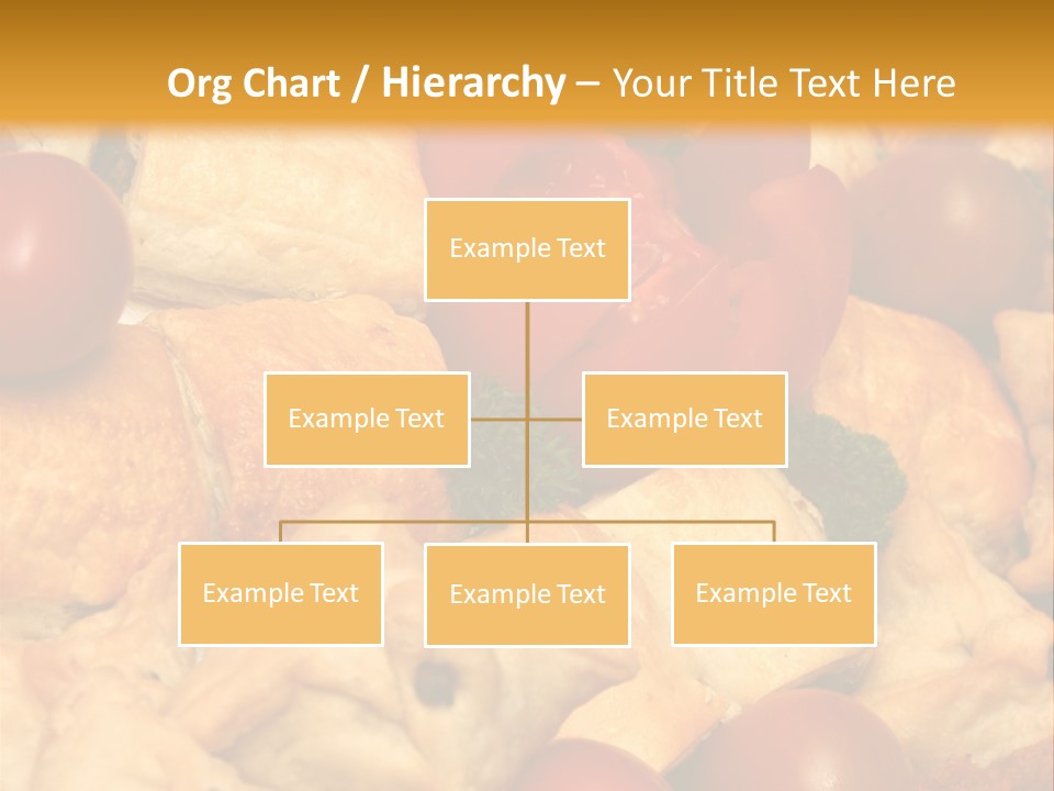 A Bunch Of Food That Is On A Table PowerPoint Template