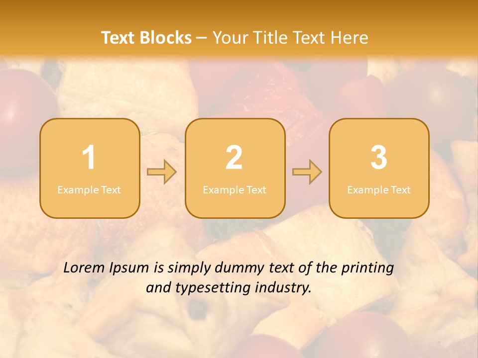 A Bunch Of Food That Is On A Table PowerPoint Template