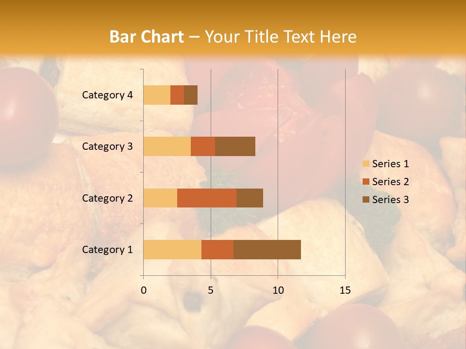 A Bunch Of Food That Is On A Table PowerPoint Template
