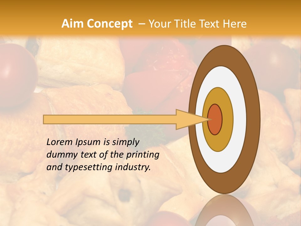 A Bunch Of Food That Is On A Table PowerPoint Template