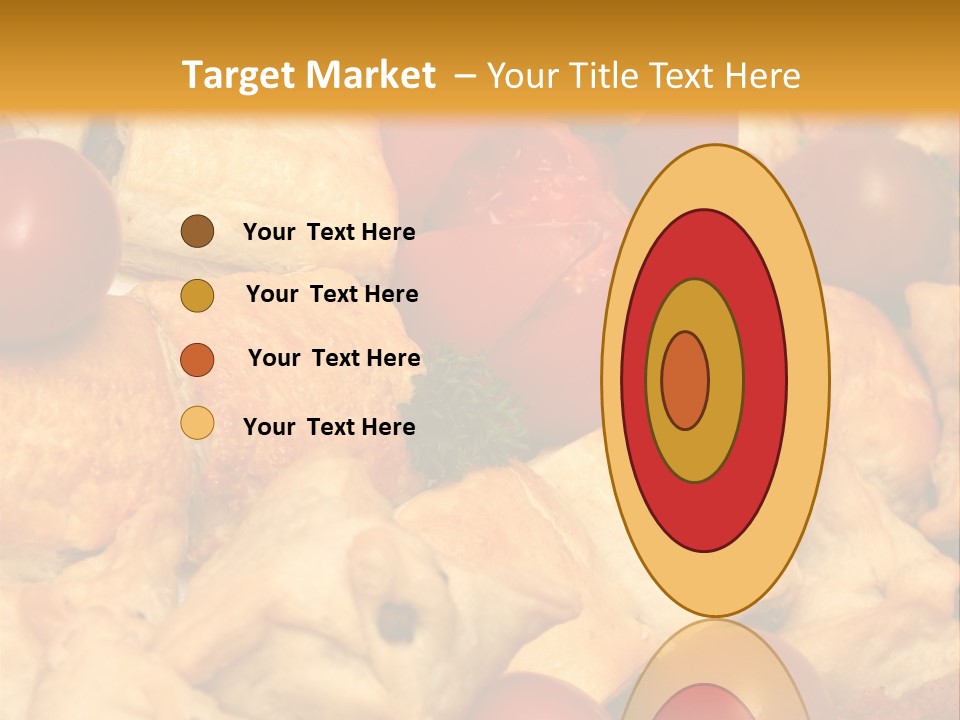 A Bunch Of Food That Is On A Table PowerPoint Template