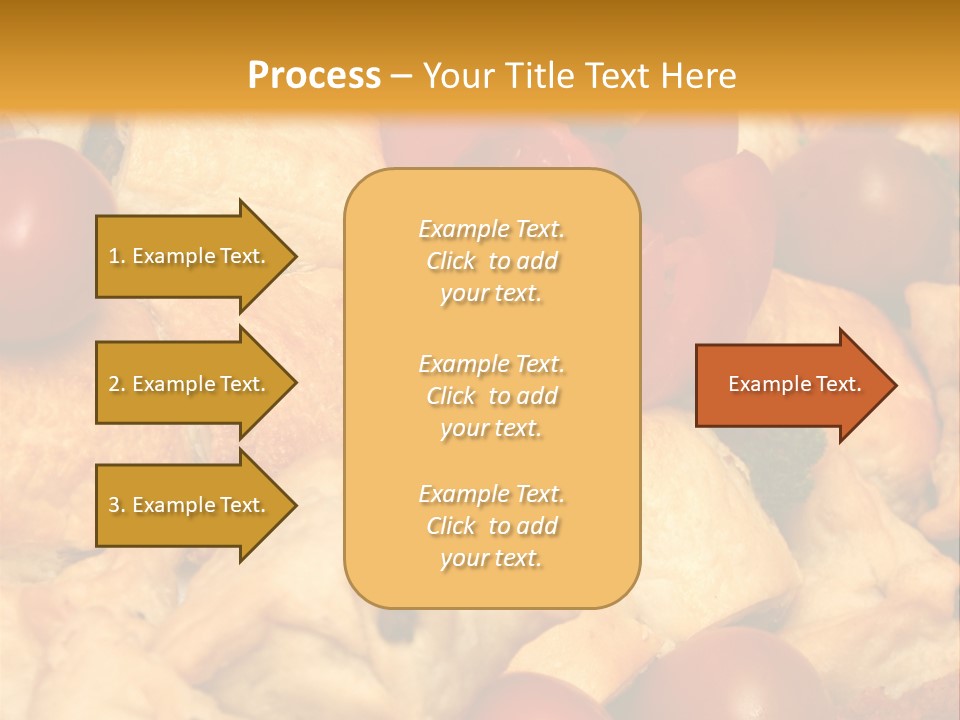 A Bunch Of Food That Is On A Table PowerPoint Template