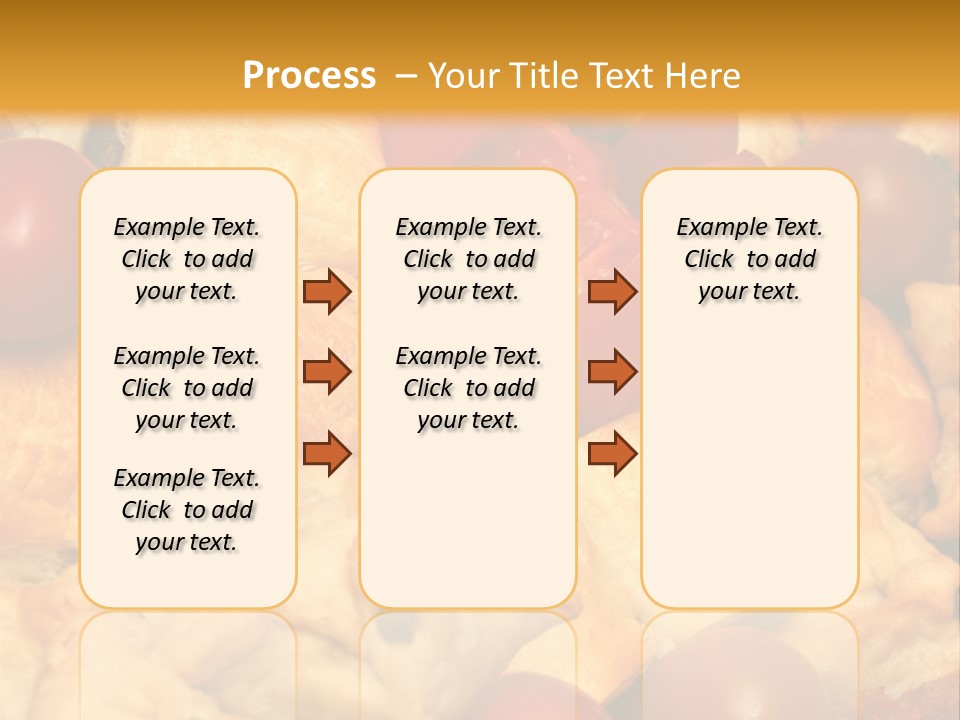 A Bunch Of Food That Is On A Table PowerPoint Template