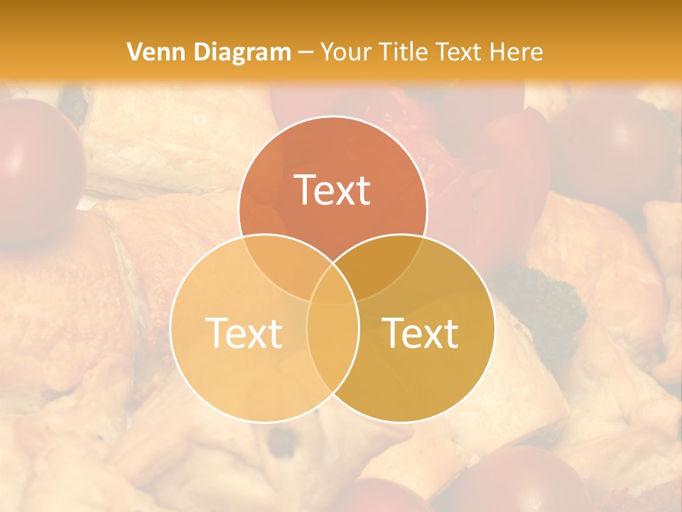 A Bunch Of Food That Is On A Table PowerPoint Template